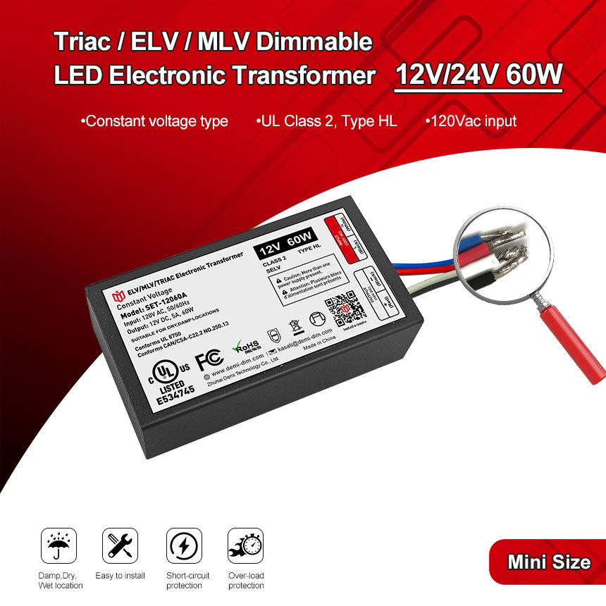 12-V-LED-Streifenlichttransformator