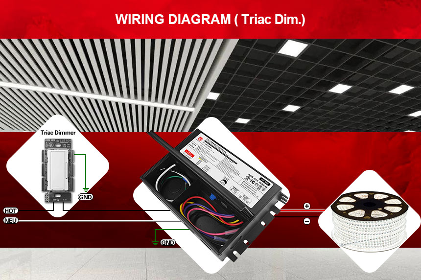 Dimmbares LED-Netzteil 24V