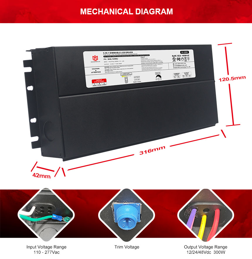 12V 300W LED-Treiber