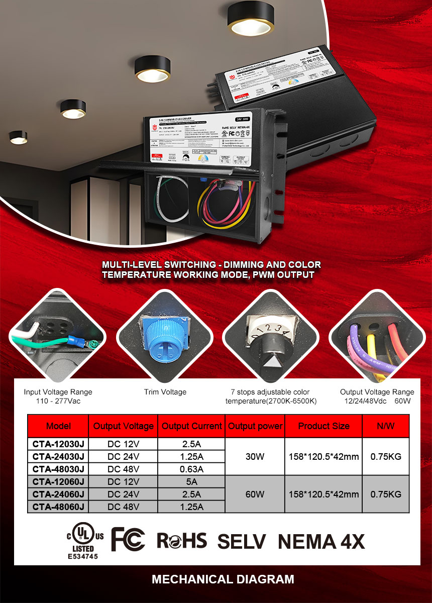 LED-Netzteil 12V 60W