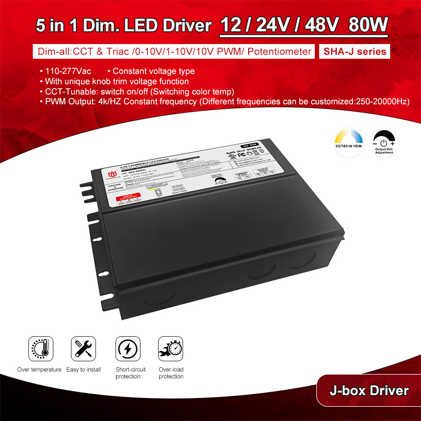 80 W dimmbarer LED-Treiber